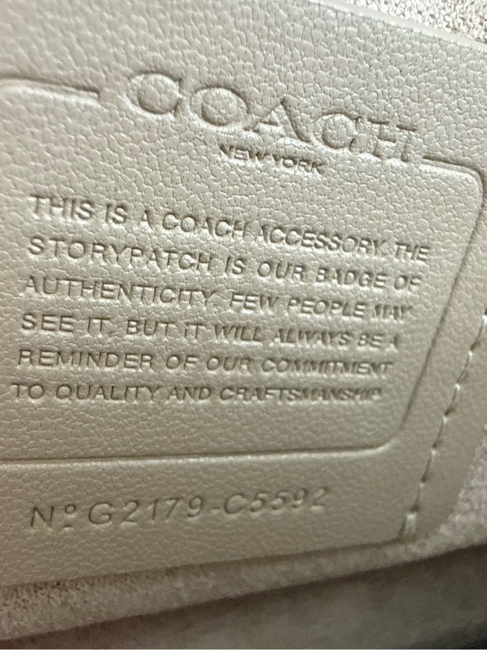 EUC Coach Brown Signature Canvas Crossbody with Cream Strap - Picture 16 of 16
